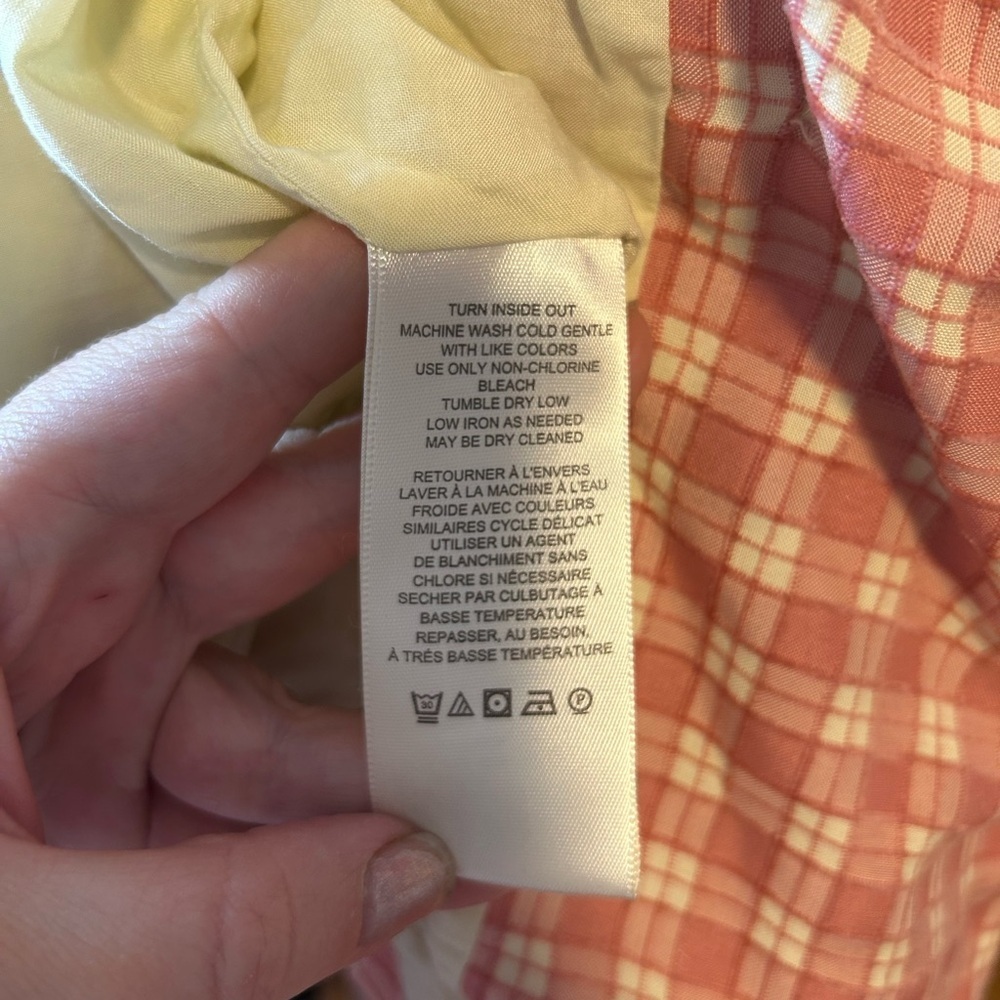 NWOT Free People Olivia Gingham Blazer - Picture 7 of 10